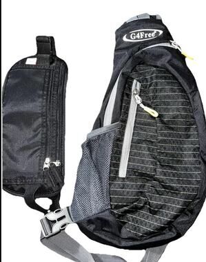 Crossbody Business Messenger Sling Shoulder Bag Slim Design Unisex + Travel Belt